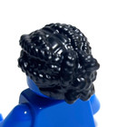Lego - Minifigure Hair - Black  Braids  Bun  Dreadlocks