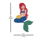 Mermaid Porcelain Ceramic Tile Swimming Pool Mosaic  36in X 25in 
