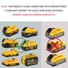 For Dewalt 20v Max Battery Cordless Ratchet Brushless 3 8 In  1 4  Impact Wrench