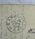 Wwi 1919 Us Army Soldiers Mail Bonne Ann  e France Postcard-rmi aef Cancellations