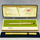 Cross 1 20 12k Gold Pen  6602 W box  Manual  Extra Refill          No Engraving