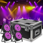270w Uv Par Light Stage Light Rgbw 18led Beam Dmx512 Dj Disco Party Lights Show