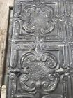 Antique Metal Tin Ceiling Tile 24    X 24  Salvaged Vintage 