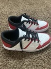 Jordan Boys Low Top Basketball Sneakers Red white black Us 6y
