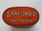 Vintage 1950 s Sanford s Ink Eraser  298 Tin With Both Bottles
