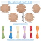 15 Set Basket Weaving Kit  Beginners  Woven Bowl  Raffia  Crafts  Easter Eggs