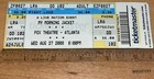 My Morning Jacket 2008 Atlanta Georgia Ticket Stub