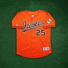 Pete Alonso Baltimore Orioles Men s Alternate Orange Jersey W  Team Patch