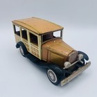 Vintage Japan Bandai Tin Friction Toy Cars Woody Station Wagon Rare Find