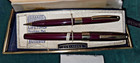 Unused Sheaffer s Lifetime White Dot Fountain Pen   Pencil Set 14k Nib-mint Box