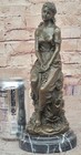 Fall Maiden Bronze Sculpture  Special Patina Finish Hand Made Figurine Figure Nr
