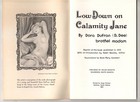 1981 Low Down On Calamity Jane By Brothel Madam Dora Dufran Deadwood Sd Sc
