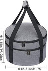 Casserole Carrier insulated Pie Carrier With Lid And Handle pie Carrier For Tran