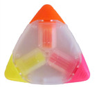 Tri-color Triangle Ez Grip Highlighter Pen Marker  sharpie Style  Chisel Tip