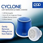 Fabric Shaver  Lint Remover Electric  royal Blue      Rechargeable  6 Blade System