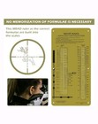 Mrad Slide Ruler Range 2 Target Calculator Compact   Portable Firing Measurement