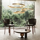 Mid Cent Modern Bentwood Swivel Dining Chairs  set Of 2  Black Pu Leather
