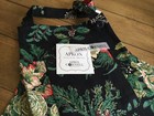 April Cornell Merry Black Apron Nwt
