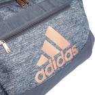 Adidas Defender Iv Duffel Bag Unisex Gray Rose Gold Double Handle Gym Ddr3196