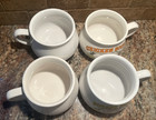 Vintage Recipe Soup Mug Bowl Set Of 4 Chicken Vegetable Potato Tomato Stoneware