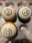 Rare Antique Clay    13 Non-dart Number In The Field Billiard Pool Ball - 2 1 4 