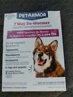 Petarmor 7 Way De-wormer For Dogs  over 25 Lbs   2 Chewable Tablets Exp 2024