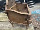 Victorian Cast Iron Coal Fireplace Basket Original