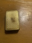 Vintage Antique Du Barry Richard Hudnut Usa Gold Tone Mirrored Case Compact