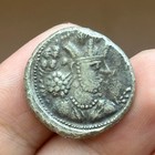 Collectible Ancient Sasanian Empire Rare Silver Coin Of King Shapur
