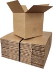 4 X 4 X 4  Corrugated Kraft Shipping Boxes Select Quantity Ships Fast 