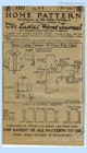 Ladies Home Journal 3322  1920s Uncut Womens Blouse 44 B Vintage Sewing Pattern