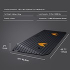 Rubber Threshold Ramp 2  Rise Doorway Curb Ramps For Wheelchair Scooter Car Blac