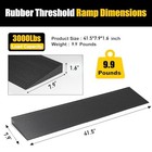 1 6  Rise Threshold Ramp - 3000lbs Capacity Mobility Doorway Curb Ramp For Wheel