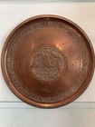 Vintage Copper Chafing Dish With Intricate Detailed Design Includes Fuel Burner