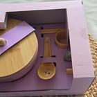 Pusheen Deluxe Ramen Bowl Set Bamboo Lid Chopsticks Spoon Glass Rest Glossy