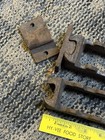Pair Vintage Wall Mount Cast Iron Horse Tack   Tool Hanger Bracket Farm Barn