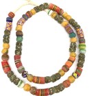 Assorted Mixed Ghana Powder-glass African Trade Beads-ghana- 649