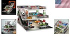 Elegant 1 64 Die-cast Car Display Case With Led Lights - Perfect For Hot Wheels
