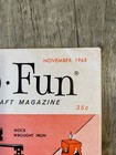 November 1965 Pack- O- Fun The Only Scrap Craft Magazine