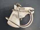Antique Victorian Watch Fob - Carved Mother Of Pearl Horse Head - Charm