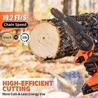 6  Mini Chainsaw With 2 Batteries 2 Chains  6-inch Cordless Handheld Chain Saw