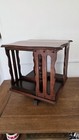 Antique Edwardian Rotating Mahogany Table Top Bookcase