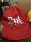 4 Vintage Hats Caps Beer Stroh   s Miller Coors Budweiser Snapback Mesh