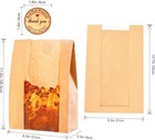 60 Pcs Bread Bags For Homemade Bread  Sourdough Paper Bread Bags With Window