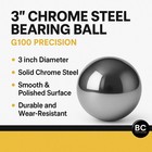 3  Inch G100 Precision Chrome Steel Bearing Ball Aisi 52100 - 4 Lbs