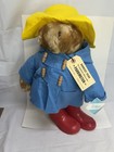 Big 18  Vintage 1980s Paddington Bear Eden W All Tags Red Rubber Boots Blue Coat