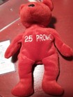 Salvino s Bamm Beano s Mark Mcgwire  25 red   1998  Promo Beanie Bear In Case