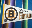 Vintage Rare 1970 s Boston Bruins Nhl Hockey Pennant