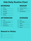 Kids Daily Routine Chart Printable   Toddler And Preschool Daily