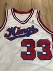  33 Otis Thorpe 1987-88 Sacramento Kings Game Worn Jersey Sand Knit Rare Nba 80s